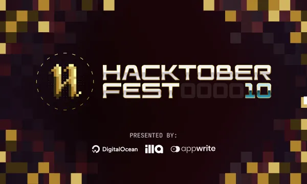 Hacktoberfest 2023 banner artwork.